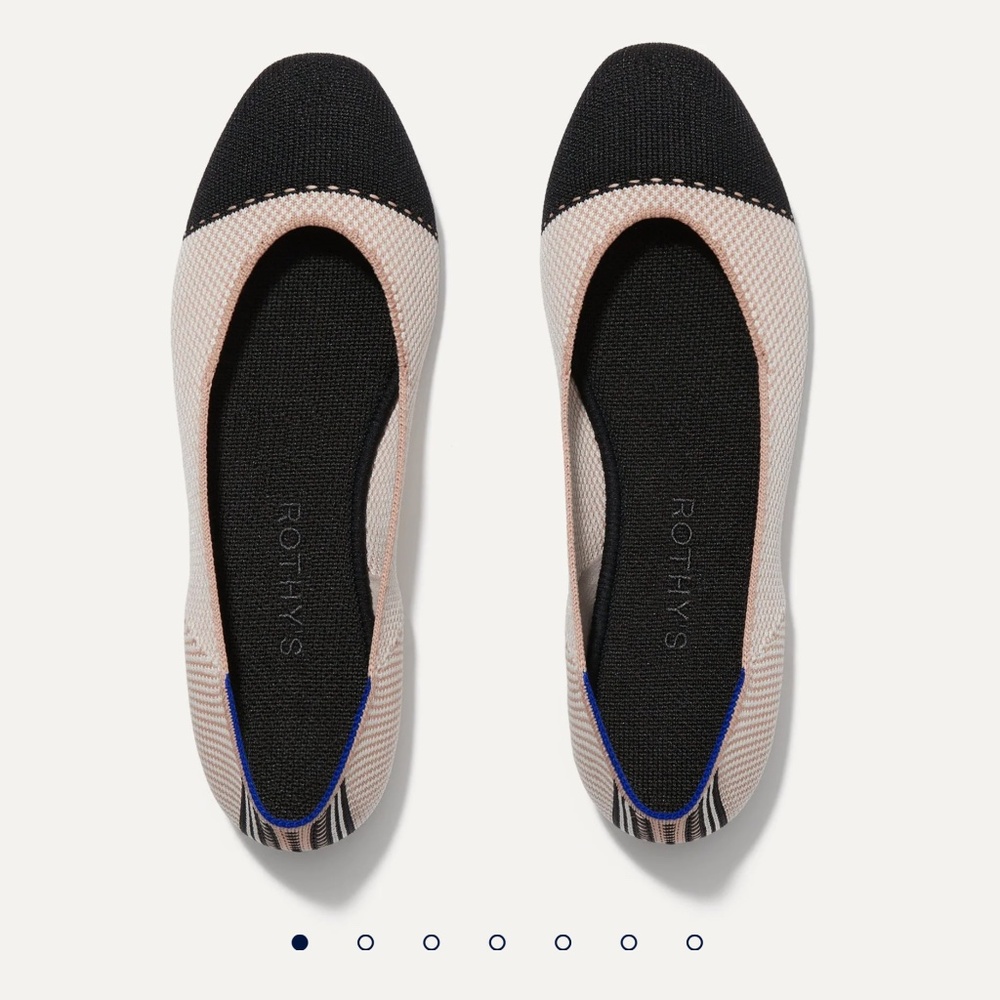 Rothy’s Tuxedo Square flat 7 1/2